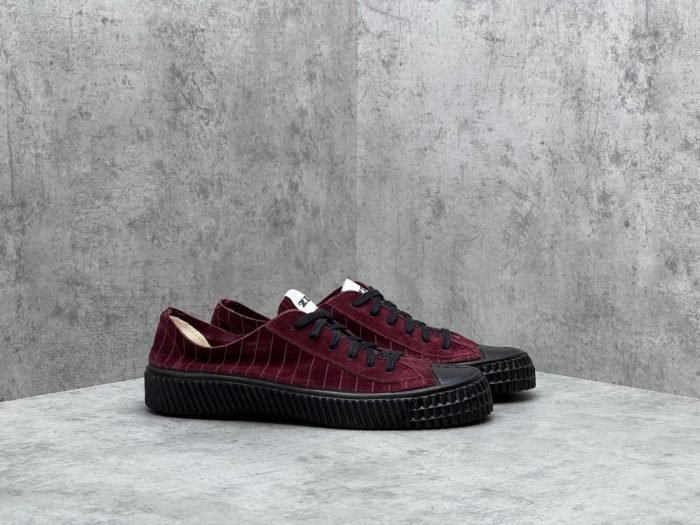 Plátenky Merlot/Black – Obrázok 2