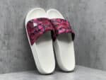Šľapky ZDA Pink White